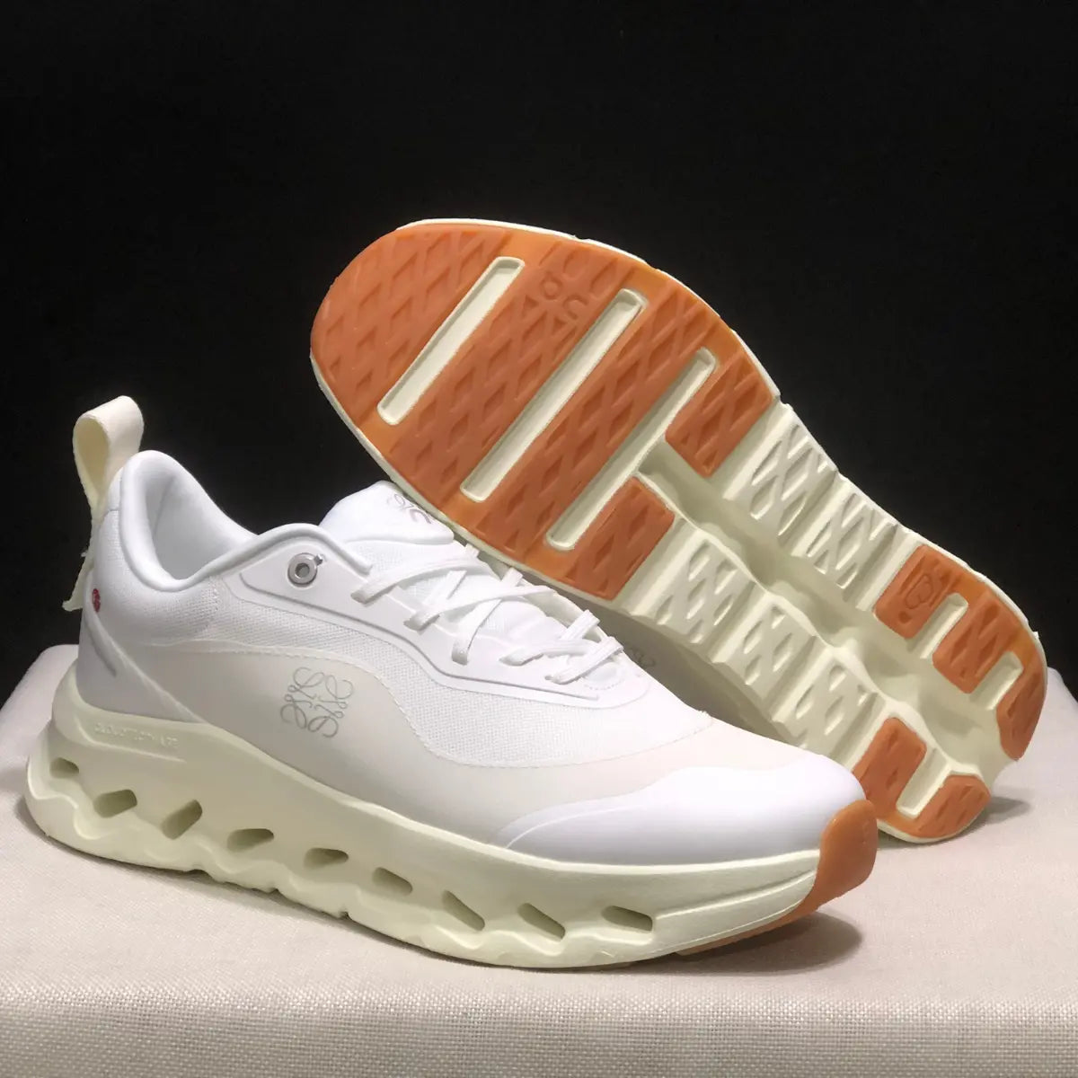 On Cloud × Loewe — Cloudtilt White Crème
