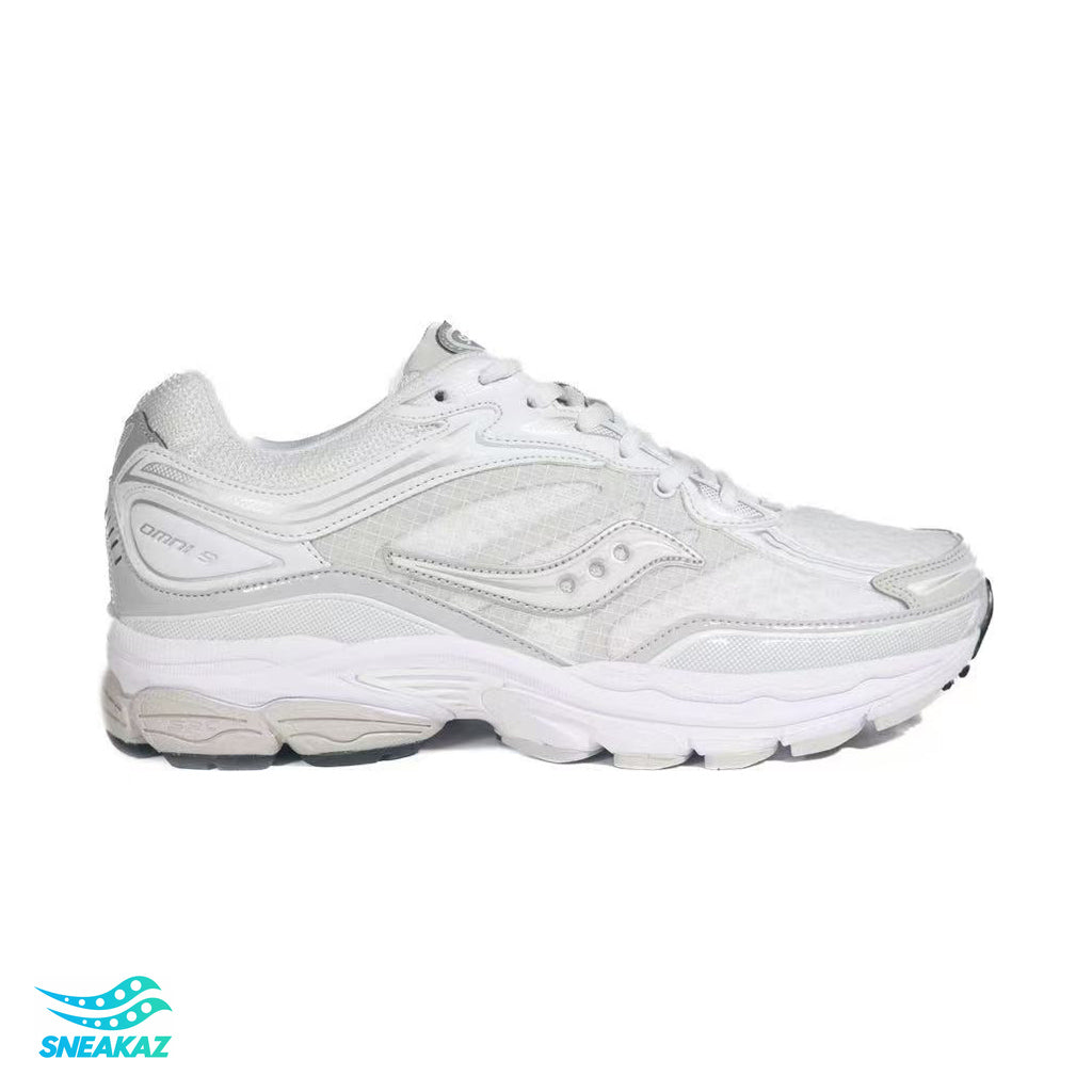 Saucony ProGrid Omni 9 — Blanc monochrome — Sneakaz