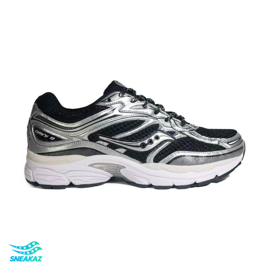 Saucony ProGrid Omni 9 — Noir et blanc — Sneakaz