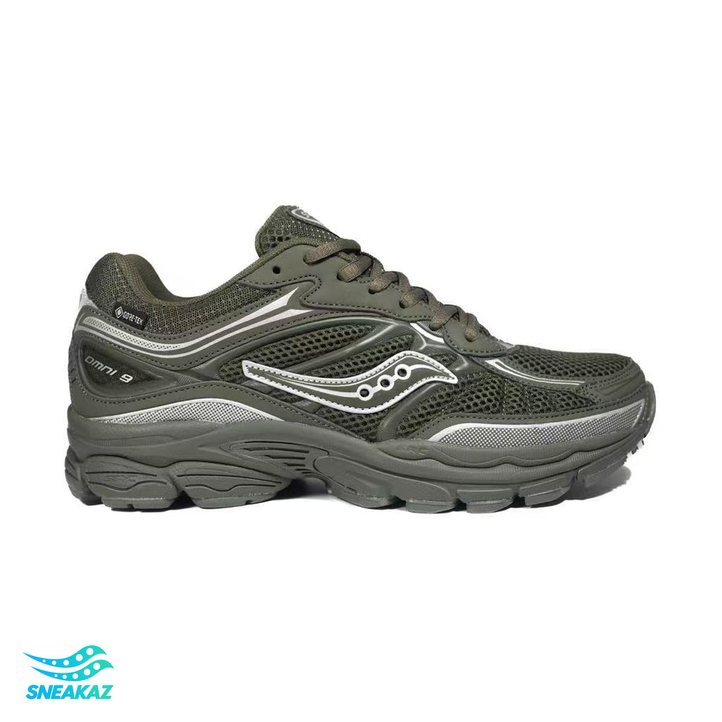 Saucony ProGrid Omni 9 — Kaki monochrome — Sneakaz