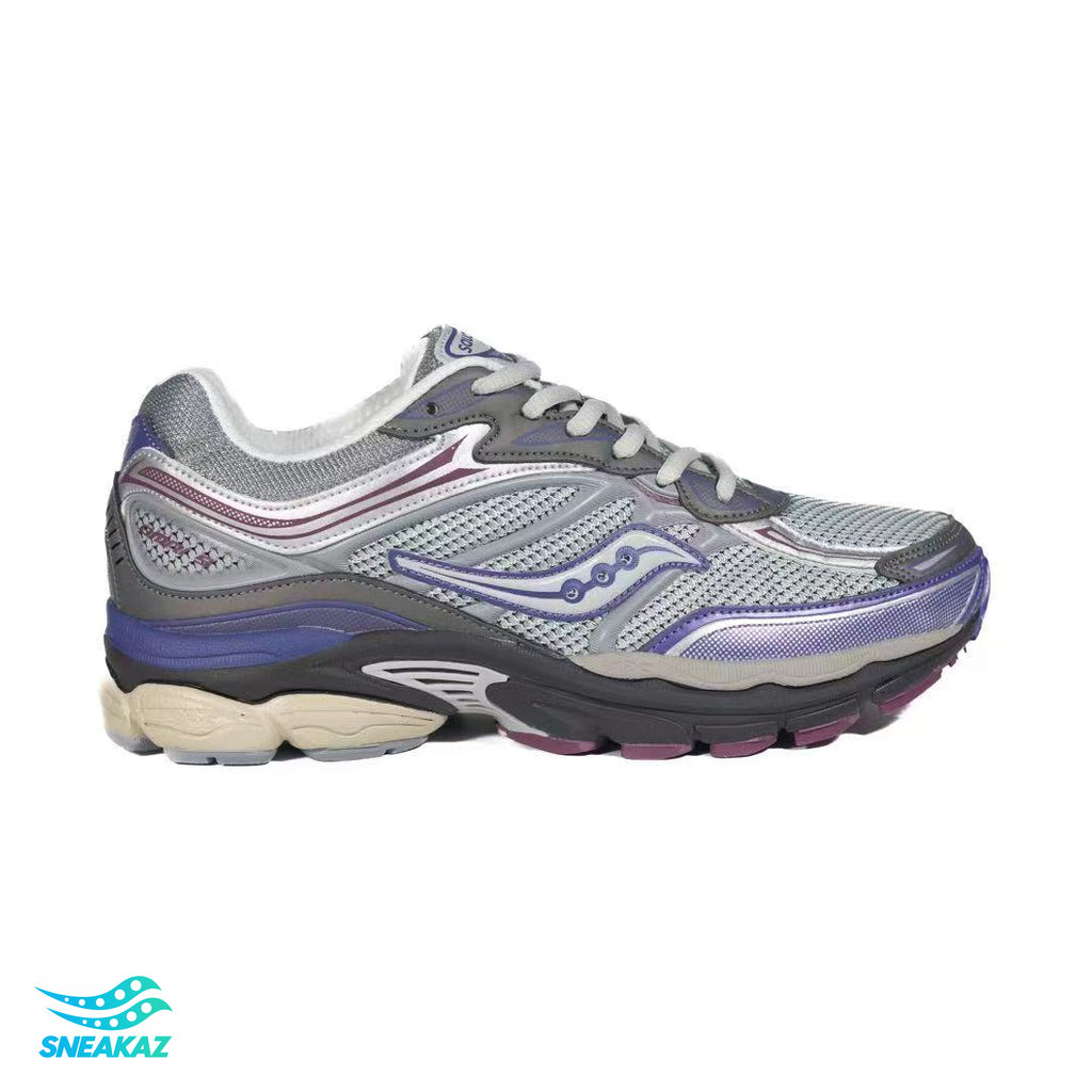 Saucony ProGrid Omni 9 — Gris et mauve — Sneakaz