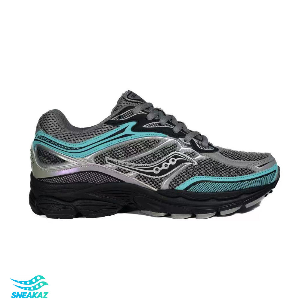 Saucony ProGrid Omni 9 — Noir et vert — Sneakaz