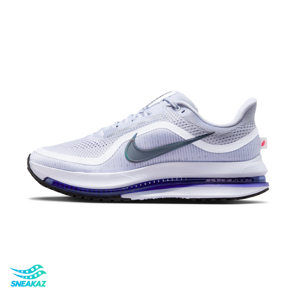 Nike Pegasus Premium — Gris Fantôme / Violet Persan — vue principale SNEAKAZ