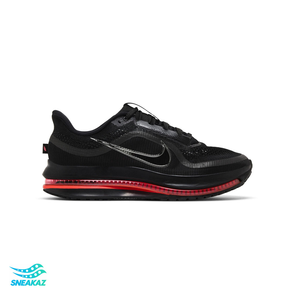 Nike Pegasus Premium — Noir / Rouge vif — vue 2