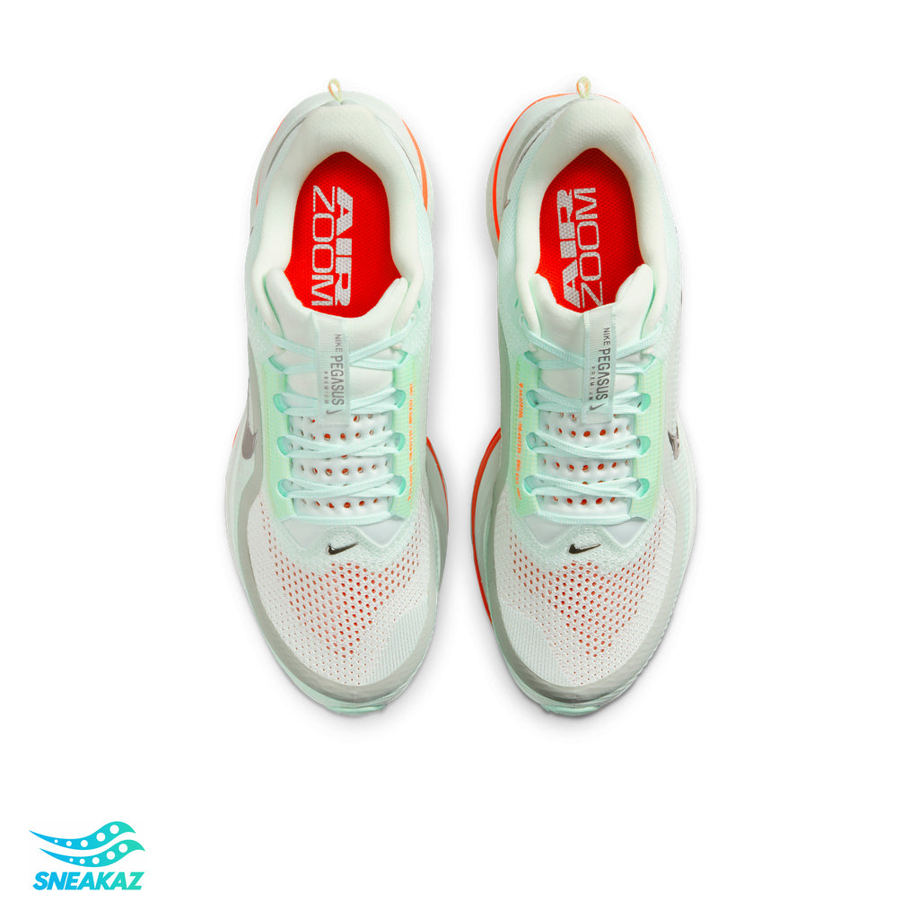 Nike Pegasus Premium — Barely Green / Rouge — vue 3