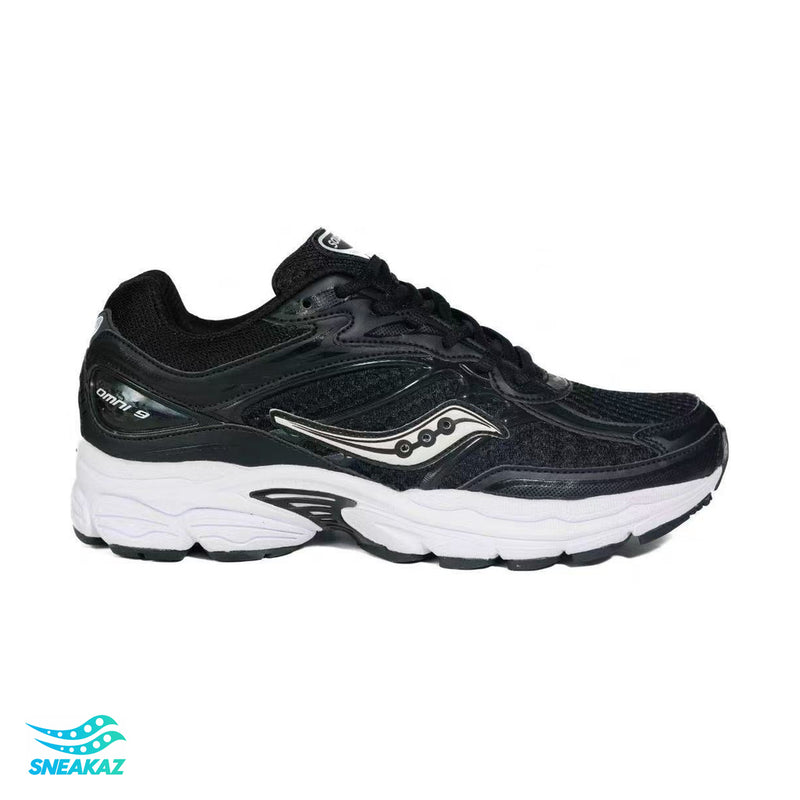 Saucony ProGrid Omni 9 — Vert très foncé, noir et blanc — Sneakaz