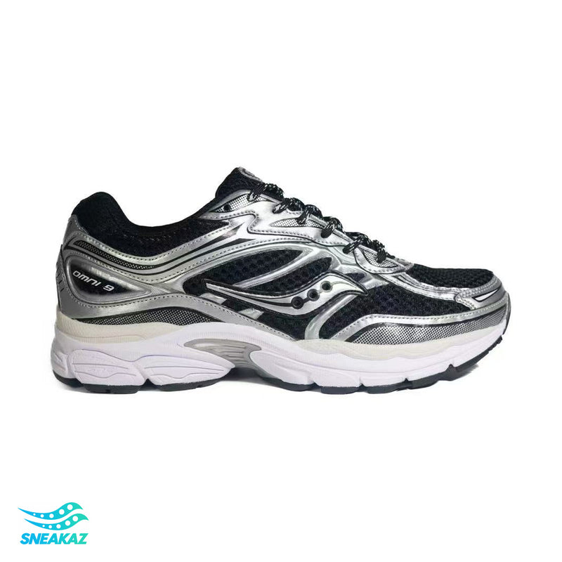Saucony ProGrid Omni 9 — Noir et blanc — Sneakaz