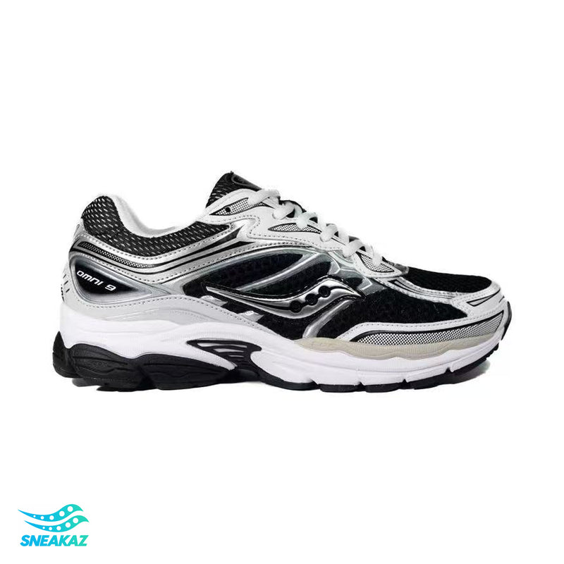 Saucony ProGrid Omni 9 — Noir et blanc — Sneakaz