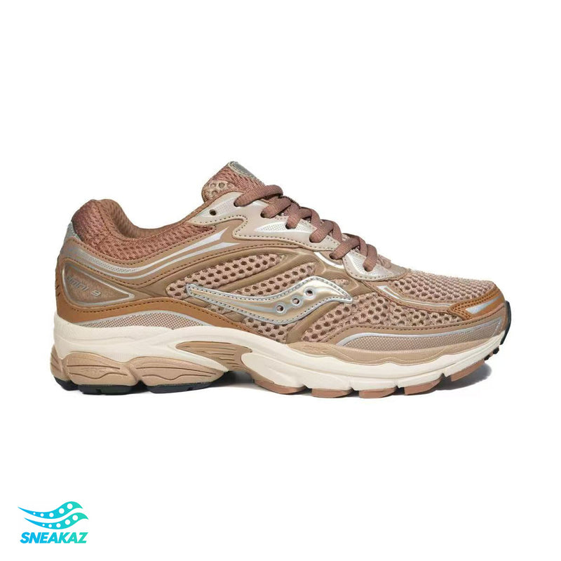 Saucony ProGrid Omni 9 — Beige et cuivre — Sneakaz