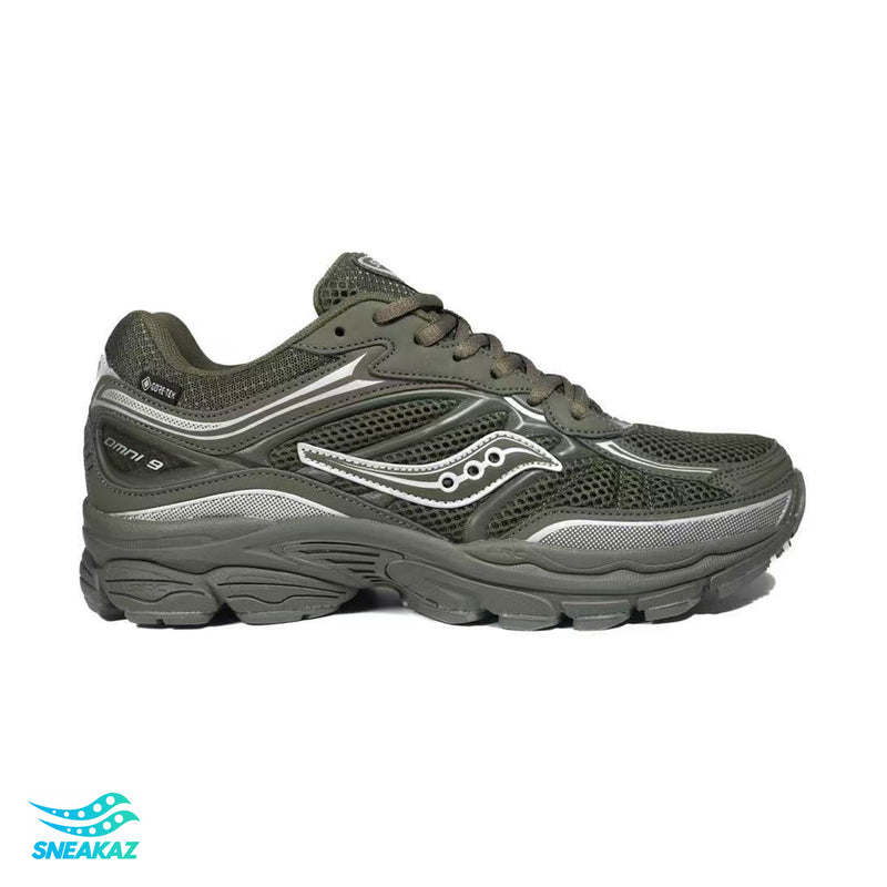 Saucony ProGrid Omni 9 — Kaki monochrome — Sneakaz